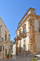 Obraz premium A day of vacation in the town of Scicli in Italy