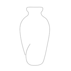 Vase vintage design, vector illustration