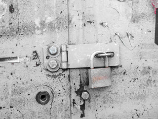 Close-up of a door with a lock