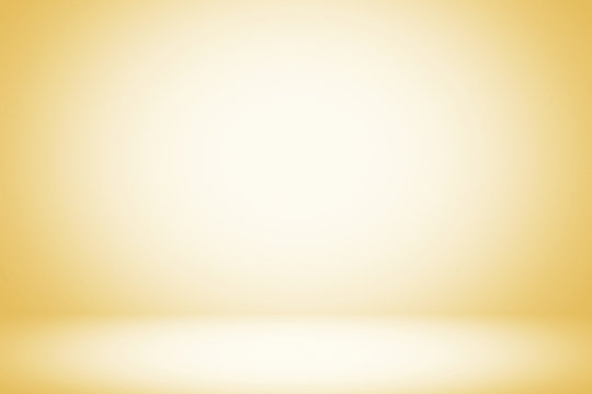 Beige Luxury Gradient Background with Light from the Top, Suitable for Presentation and Backdrop.