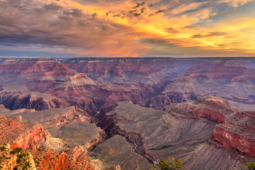 Fototapeta na wymiar Grand Canyon, Arizona, USA from the South Rim