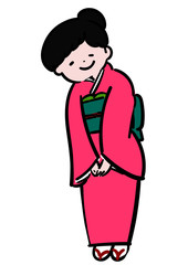 いらっしゃいませ＿お辞儀