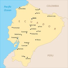 Ecuador region map