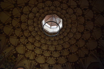 Historical Shahi Hamam (Royal Persian-style bath) Ceiling Constructed in 1635