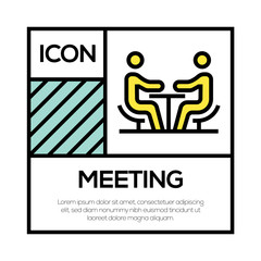 MEETING ICON CONCEPT