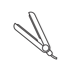 hair straightener icon- vector illustration