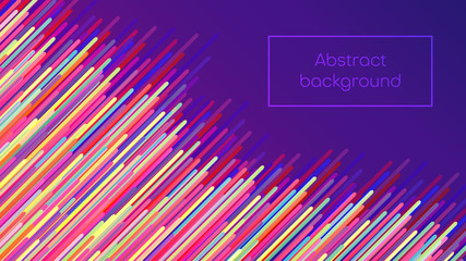 Bright color rounded line abstract violet purple gradient background. 