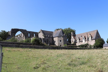 Obraz premium Abbaye de Beauport dans la ville de Paimpol - Département des Côtes d'Armor - Bretagne - France