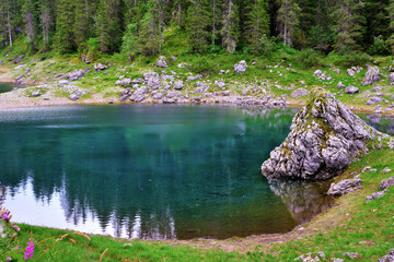 carezza lake dolomiti alto adige italy