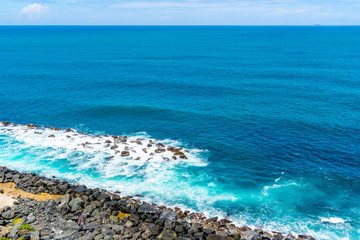 Coastal Views of Fort El Morro, Puerto Rico.