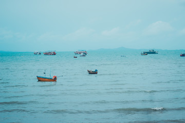 small fishing boat on the beach