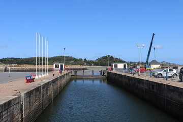 Port de plaisance dans la ville de Paimpol - Département des Côtes d'Armor - Bretagne - France