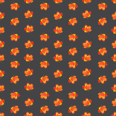 Obraz premium Autumn seamless pattern for digital paper and not only