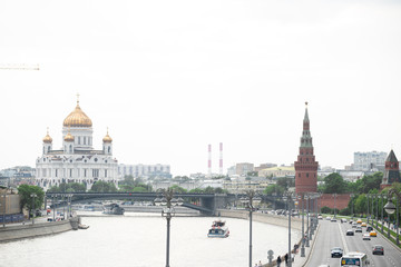 Moscow Kremlin Putin's residence and Red Square