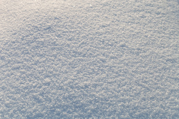 Texture of clean pure snow for natural winter background
