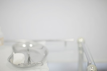 medical surgical instruments clinic, medical table, concept surgery, medicine, consultation, clinic, health