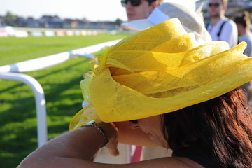 Hoffen auf den Sieg, Galopprennbahn