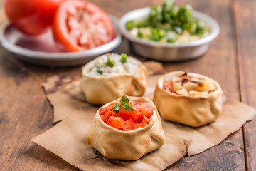 Empanadas caseras listas para comer