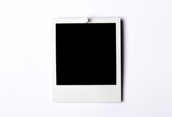 Blank Polaroid Frame with Pin