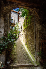 Fototapeta na wymiar Triora , die Hexenstadt in Ligurien