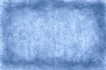blue plaster background / abstract cold vintage background old concrete texture