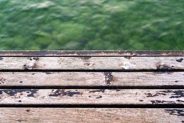 Fototapeta premium dock in the lake Mockup Background Photo