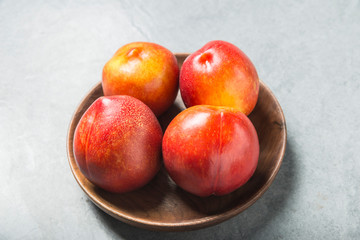 A bunch of delicious nectarine