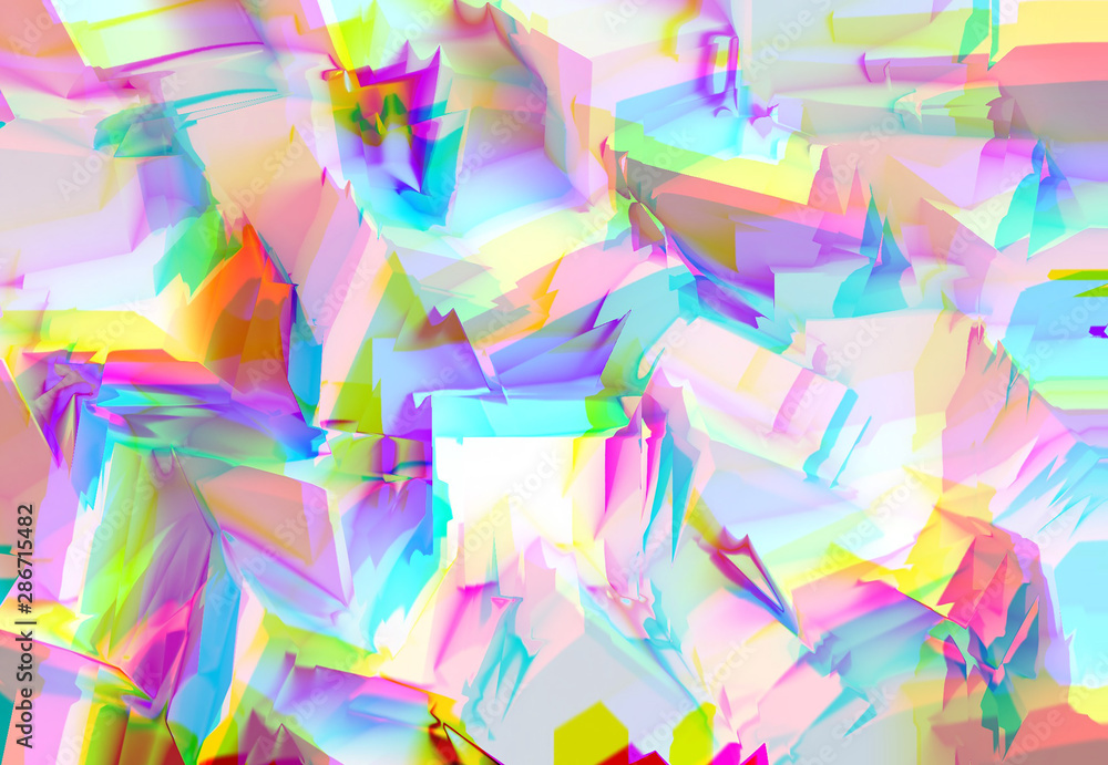 Poster Abstract background with vibratn colorful ripple and color shift