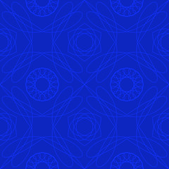 Blue simple vintage geometric background