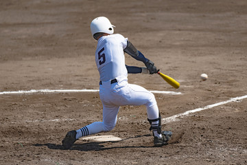 高校野球試合風景