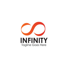 Infinity logo design inspiration vector template