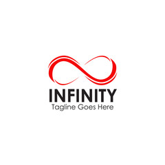 Infinity logo design inspiration vector template