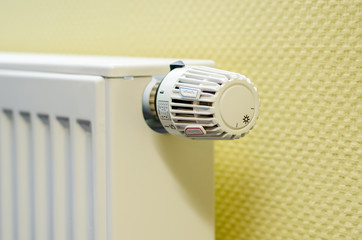 Close Up Of Heating Thermostat.