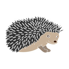 Hedgehog.Animals single icon in colour style vector symbol stock illustration web.