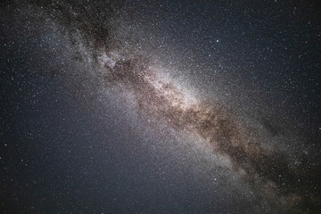 Milky way stars shot taken in darkest part of Poland