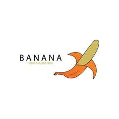 Banana logo vector