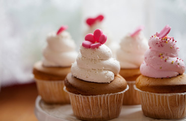 Cupcakes with buttercream
