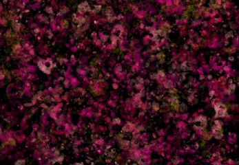 Abstract watercolor splatter brush digital art painting soft focus for texture background