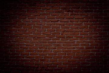 Plakat Dark Brick Wall Background