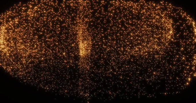 Liquid explosion 3d realistic footage
