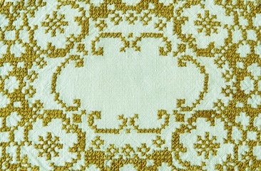 vintage Vorlage gestickt