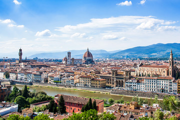 Obraz premium Florence and Saint Mary of the Flower in Florence