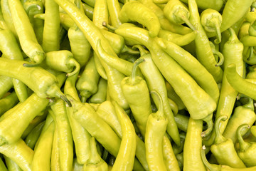 pointed peppers at market for background use