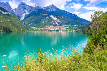 Molveno Lake in Italy
