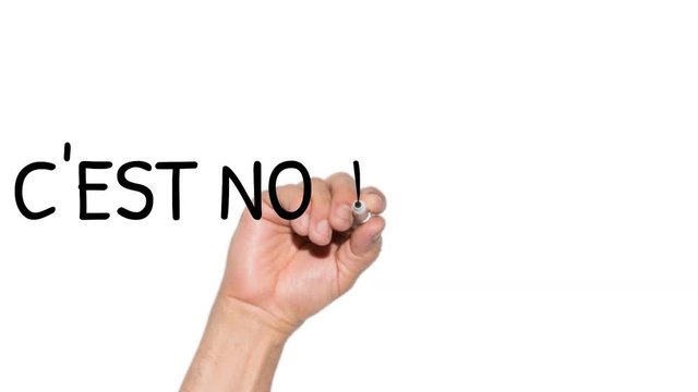 c'est nouveau fleche transparent