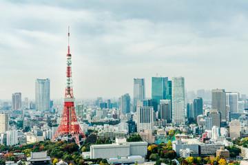 Tokyo tower, landmark of Japan