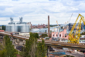 Industrial Harbor of Odessa, Ukraine