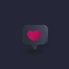 dating vector logo, icon for apps