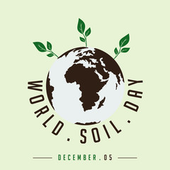 hand holding green earth