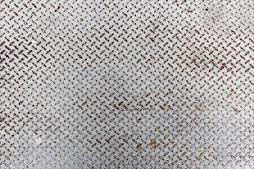Old checker steel plate texture background